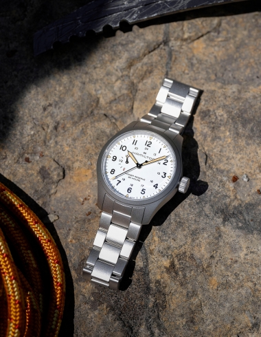 Khaki Field Mechanical Power Reserve