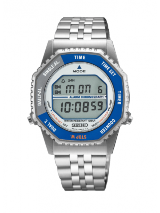 Seiko Rotocall Digital Blue/Silver