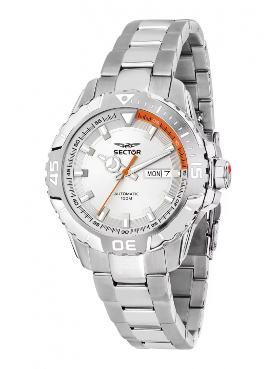 Sector Legend Automatico Day-Date Acciaio Silver