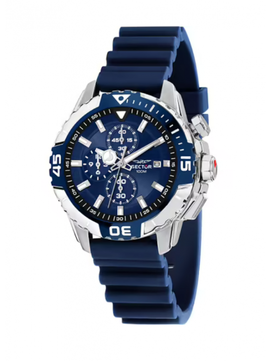 Sector Legend Cronografo Uomo Silicone Blu