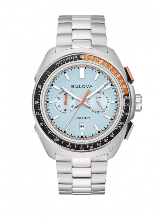 Bulova Racer Cronografo Uomo Acciaio Azzurro
