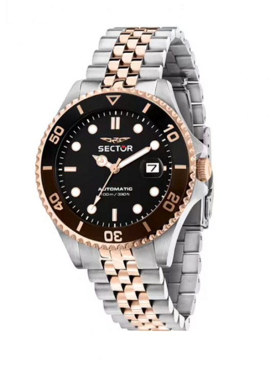Sector 230 Automatico Acciaio Bicolore Nero