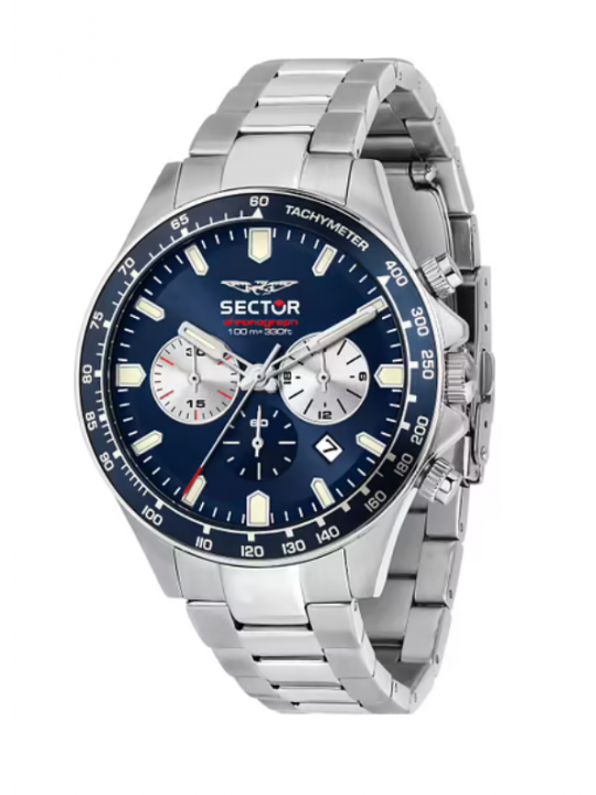 Sector 230 Cronografo  Acciaio Blu