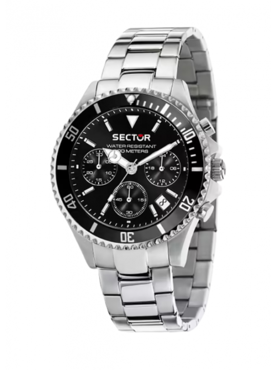 Sector 230 Cronografo Acciaio Nero