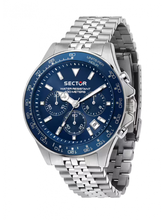 Sector 230 Cronografo Acciaio Blu