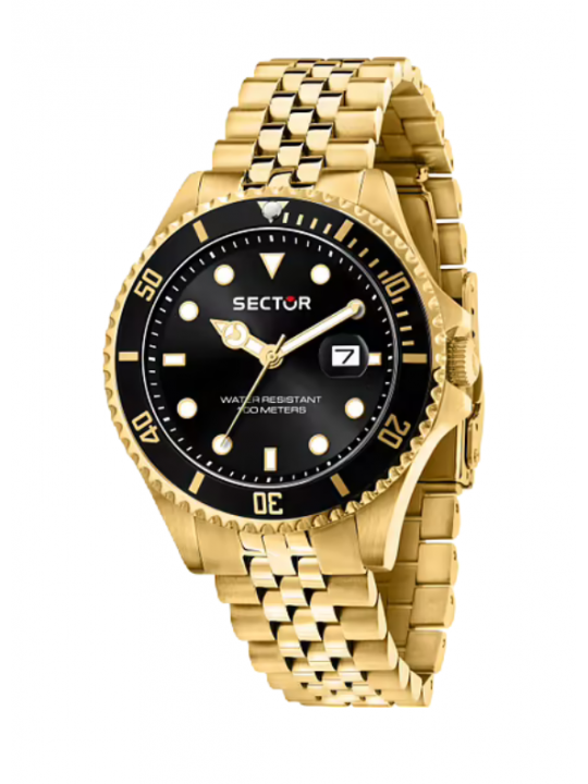 Sector 230 Solo Tempo Acciaio Oro Nero