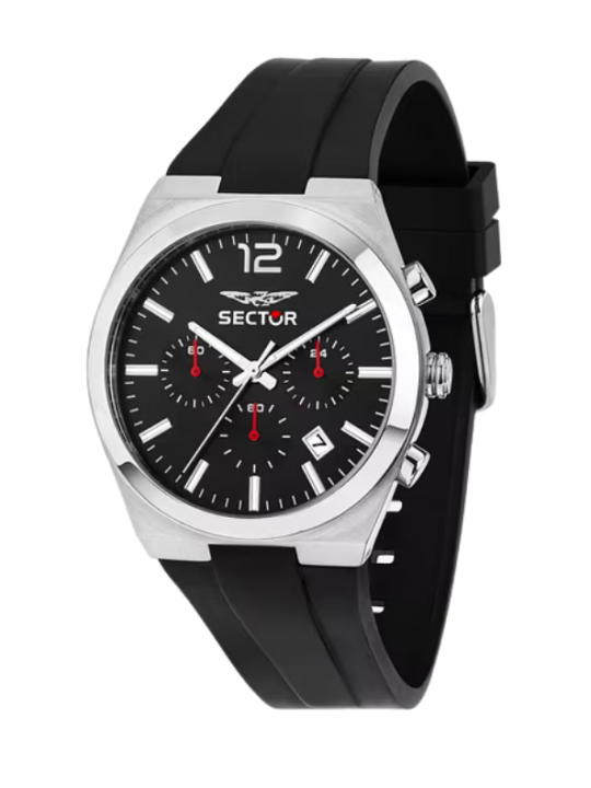 Sector C300 Cronografo Acciaio & Silicone Nero