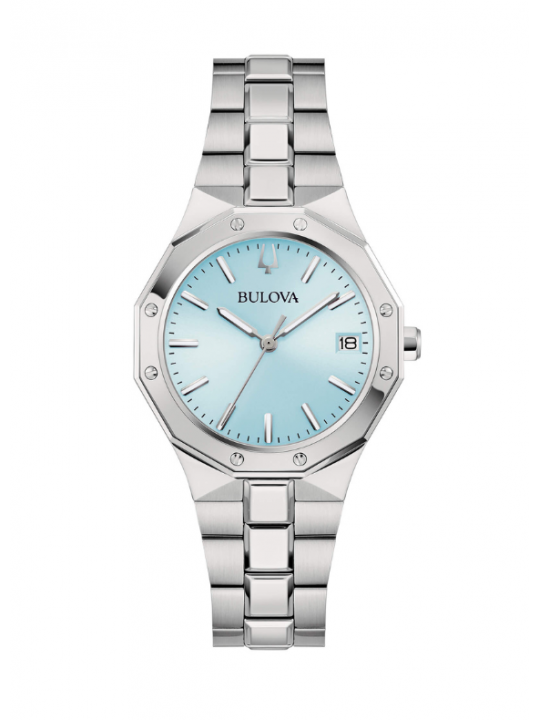 Bulova Octagon Lady Ice Blue