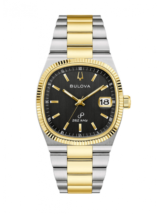 Orologio Bulova Super Seville Bicolore Quadrante Nero