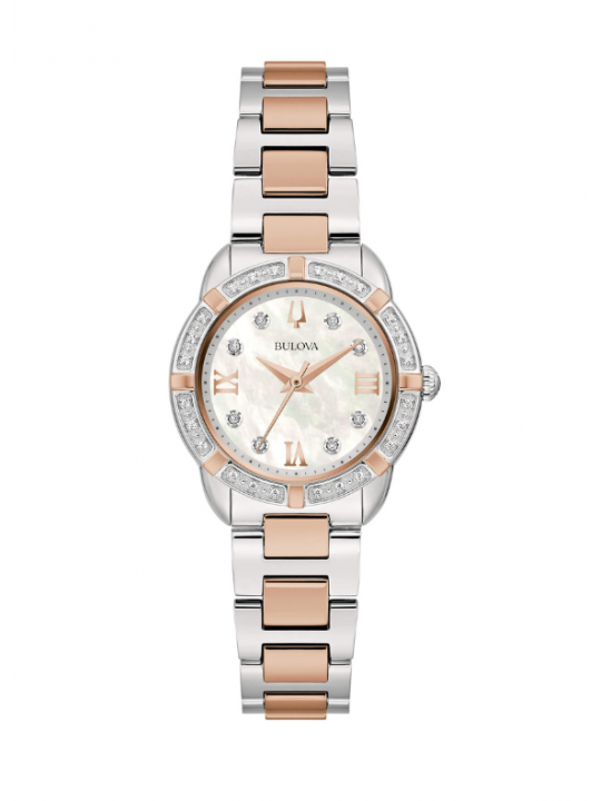 Orologio Donna Bulova Classic Bicolore con Diamanti