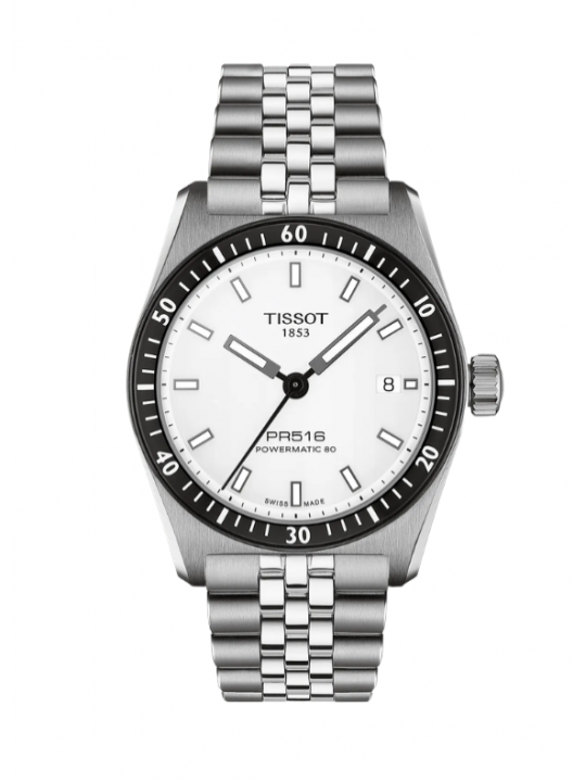 Orologio Tissot PR516 Powermatic 80 Argento 38mm T1494071103100
