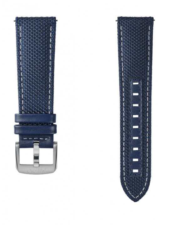 Multifort TV Chronograph cinturino in tessuto blu 23mm