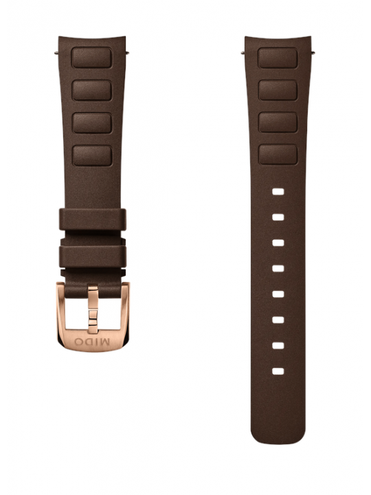 Multifort TV 35 cinturino in gomma marrone 18mm