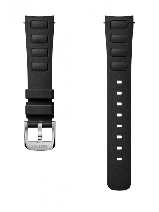 Multifort TV 35 cinturino in caucciù nero 18mm