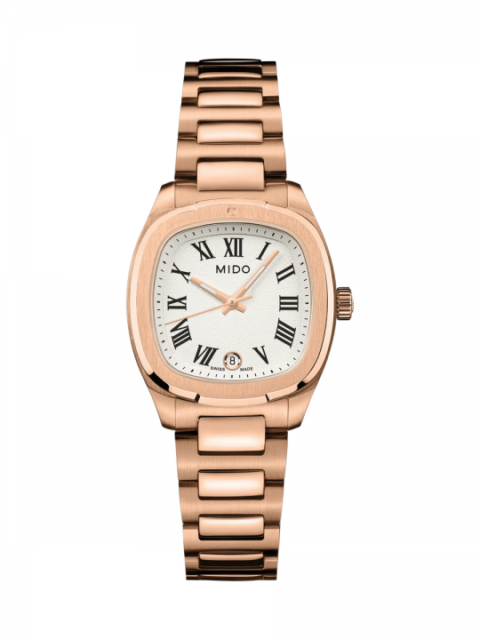 Multifort TV 28 Quartz Quadrante Avorio PVD Oro Rosa