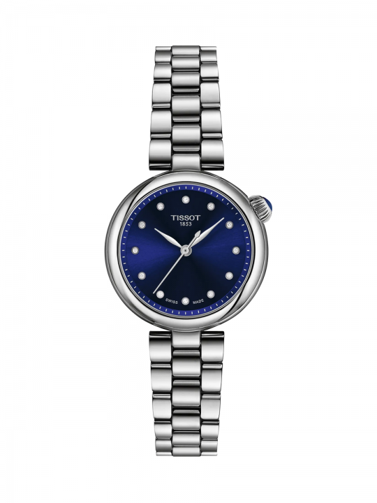 Tissot Desir 28mm Quadrante Blu con Diamanti