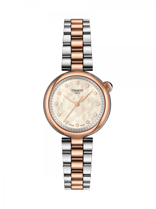 Tissot Desir 28mm Madreperla con Diamanti Bicolore Oro Rosa