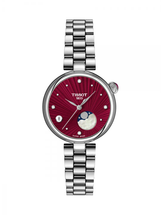 Tissot Desir 29.6mm Fase Lunare Quadrante Rosso