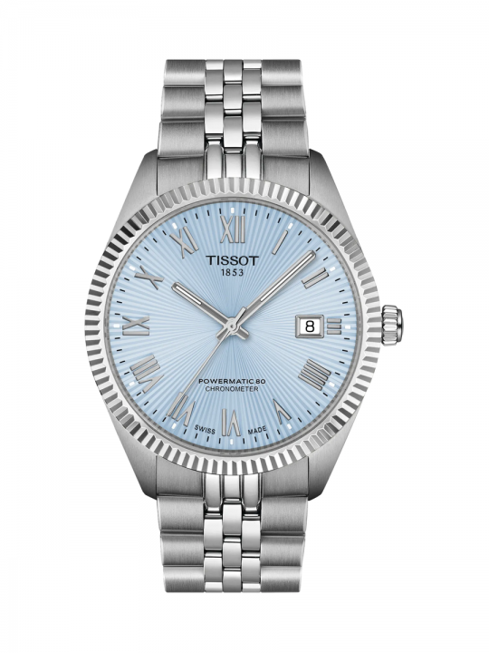 Tissot Ballade 39mm Powermatic 80 Quadrante Blu Ghiaccio